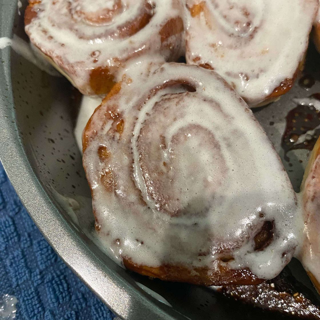 Pecan and cinnamon rolls