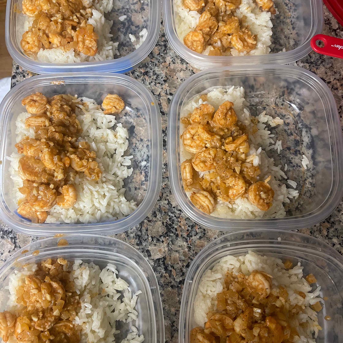 Lite camarones al mojo de ajo