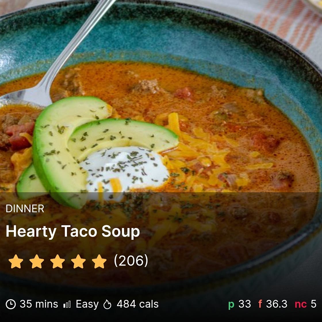 Hearty Taco Soup