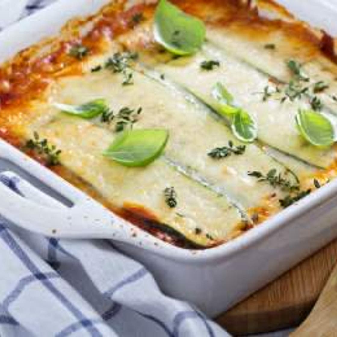 ZUCCHINI SPINACH MANICOTTI