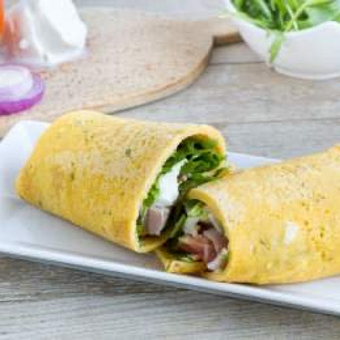 SPINACH & PEPPER JACK BREAKFAST BURRITO