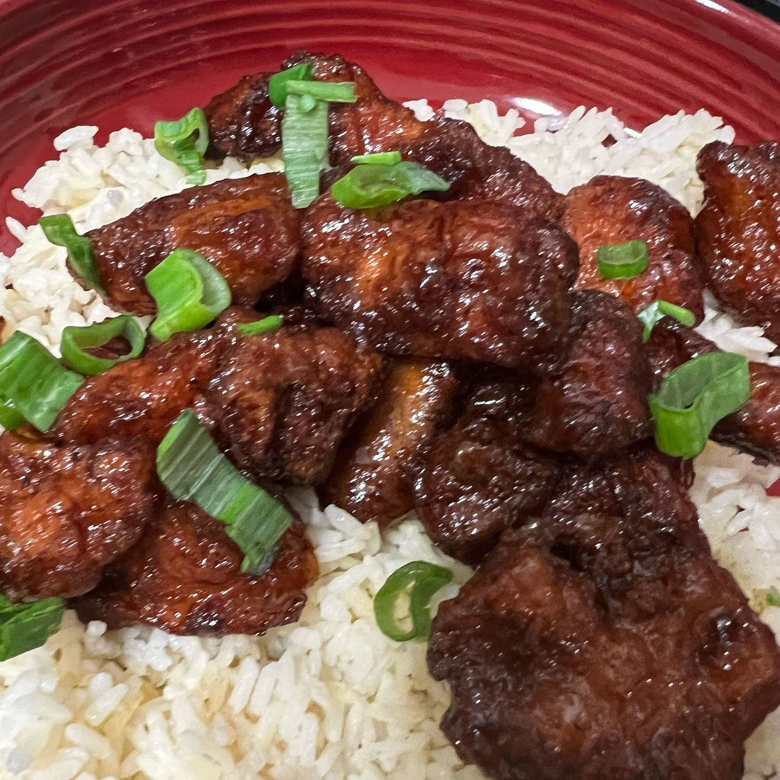 Low-FODMAP 'Copycat' Panda Express Orange Chicken; Gluten-free, Dairy-free