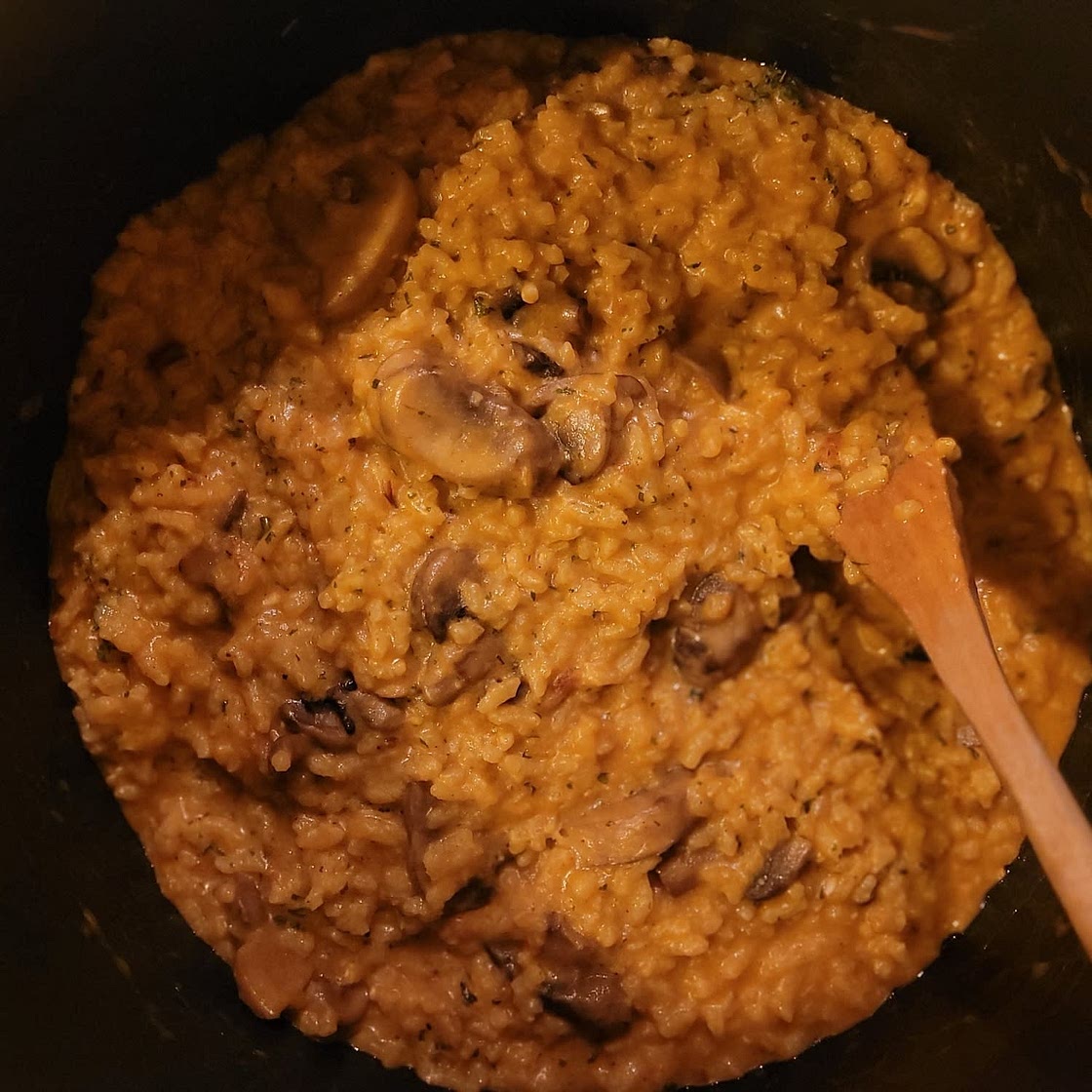 Easy Vegan Mushroom Risotto