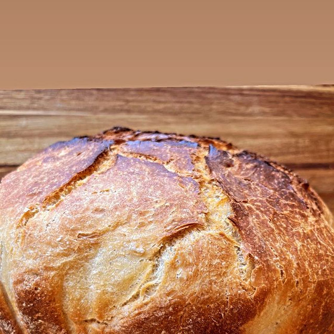 Greek country style bread