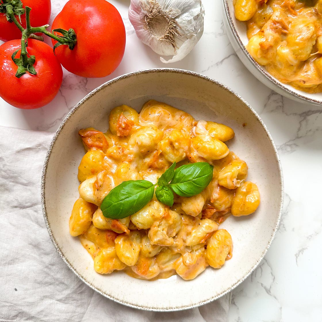 Creamy Burst Tomato Gnocchi