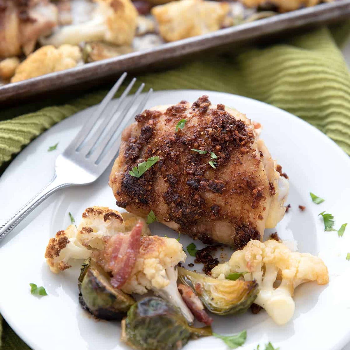 Sheet Pan Chicken Thighs