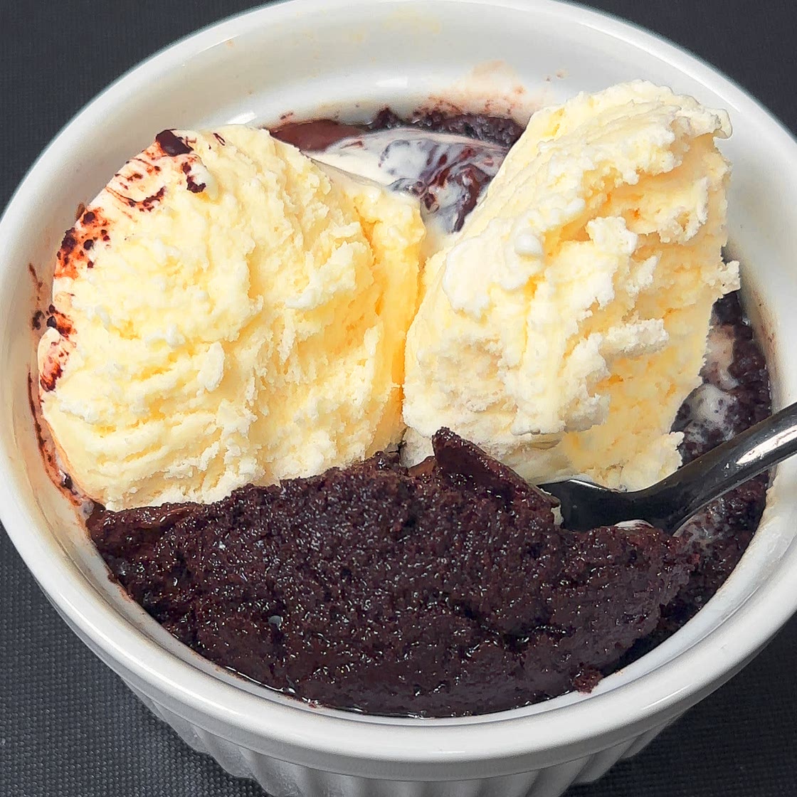 Air Fryer Gooey Brownie Pot
