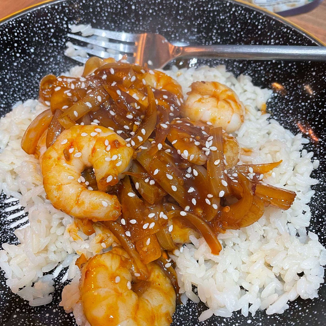 Asian Chilli Garlic Prawns (Shrimp)