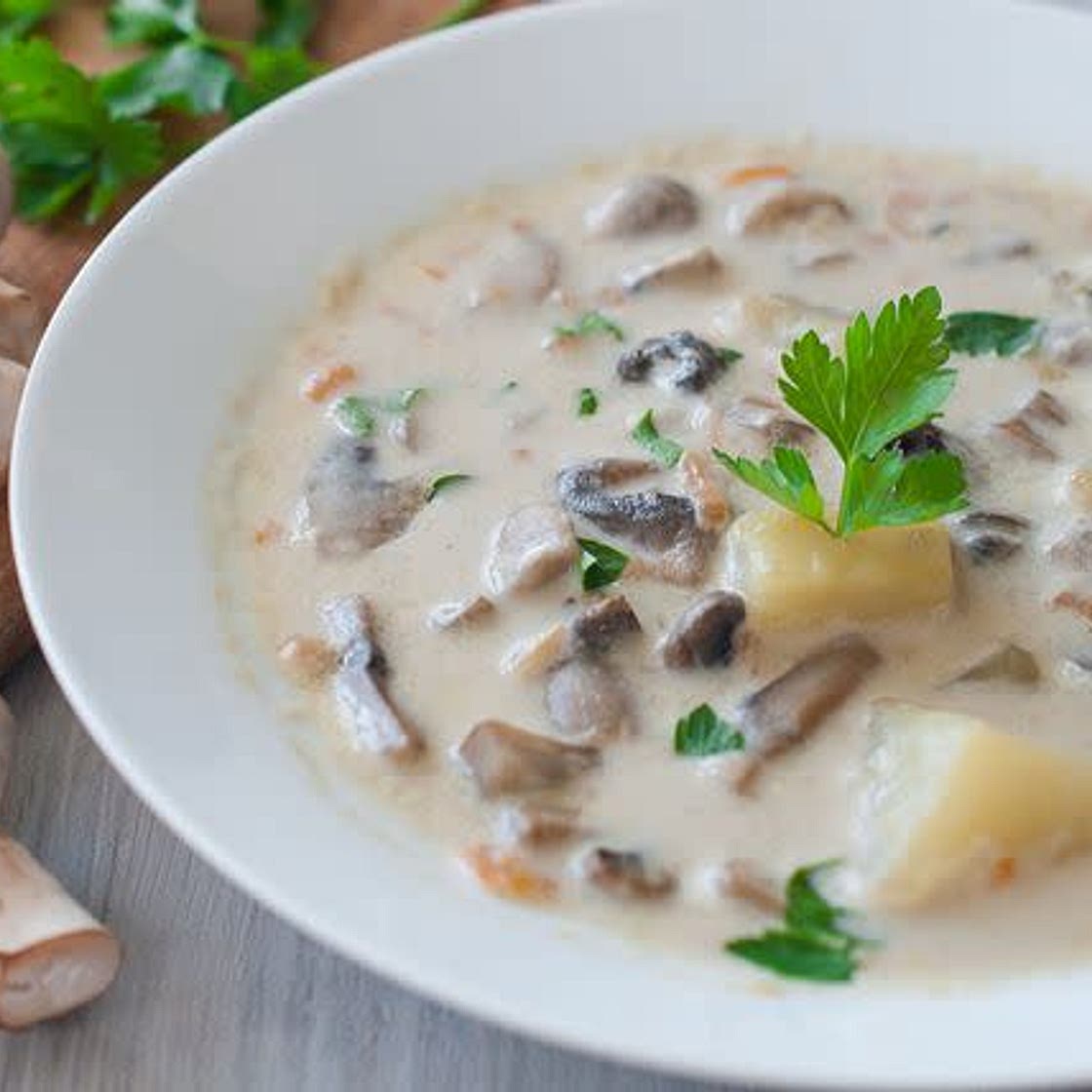 Traditional Polish Mushroom Soup