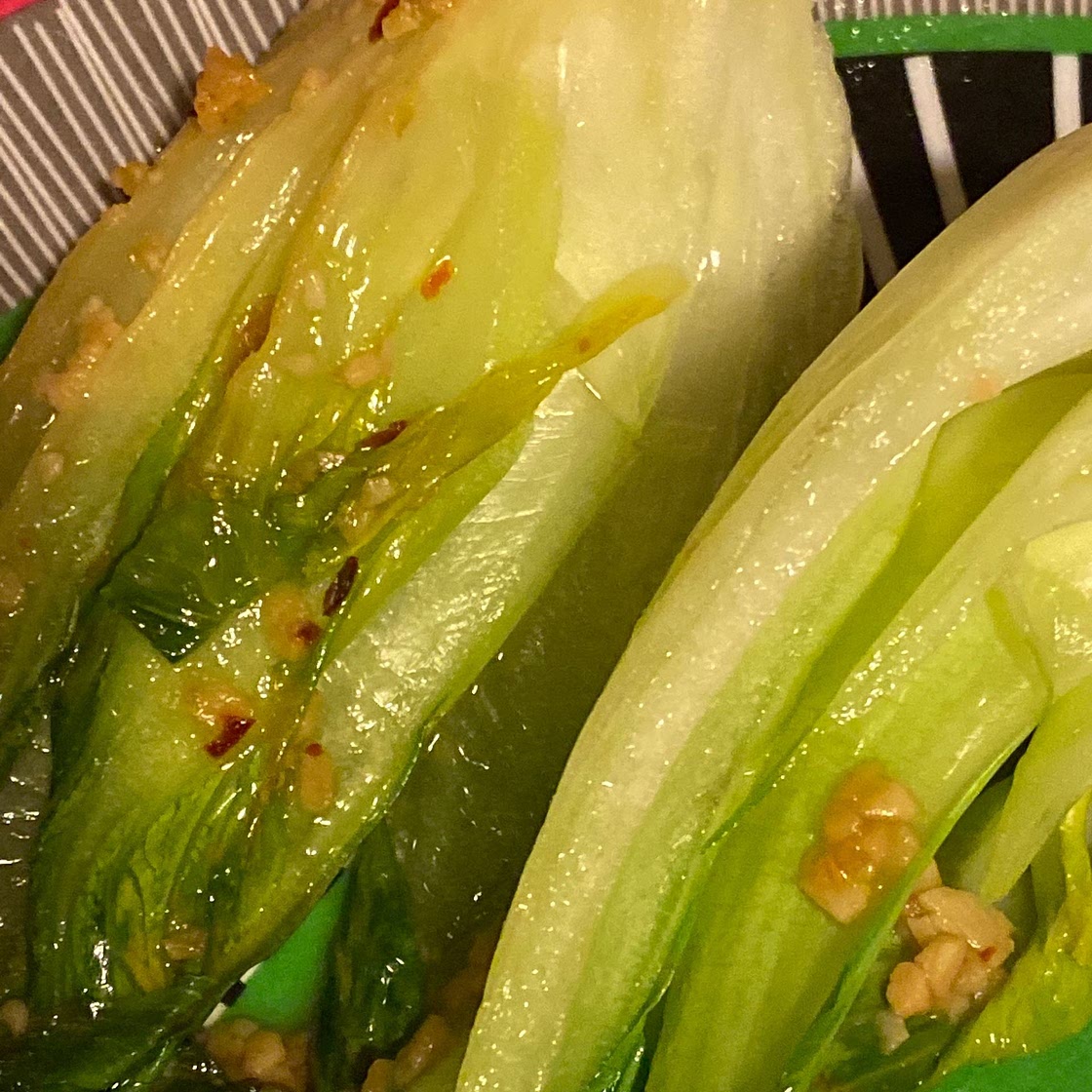 10 Minute Lemon Garlic Sauteed Bok Choy