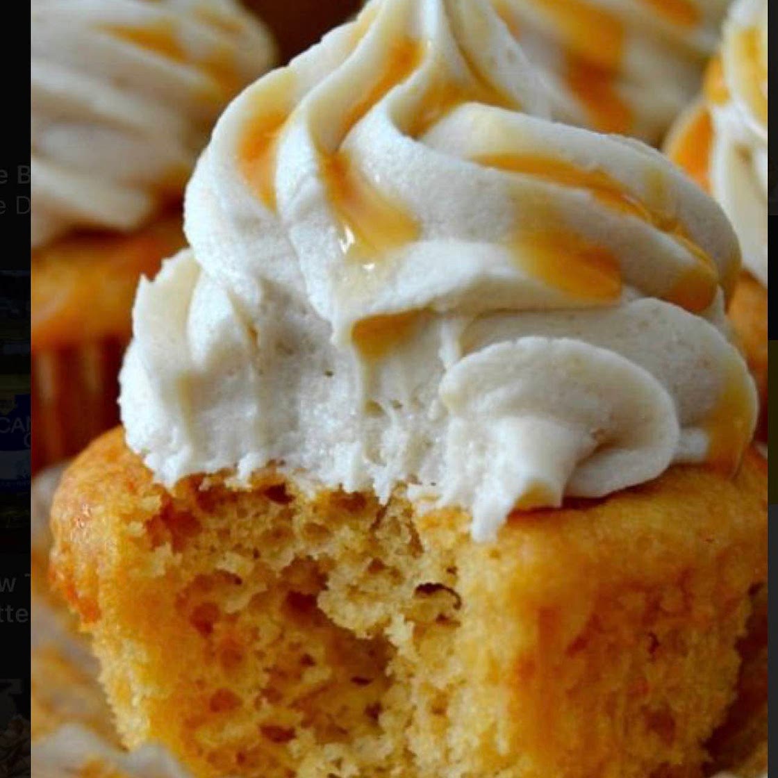 Butter beer cupcakes 