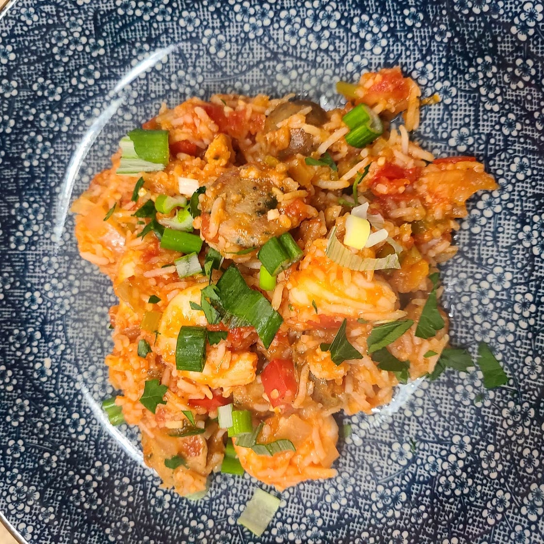 Healthy Jambalaya (Whole30, Low Carb, Paleo)