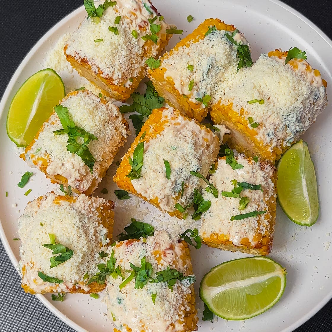Air Fryer Mexican Street Corn