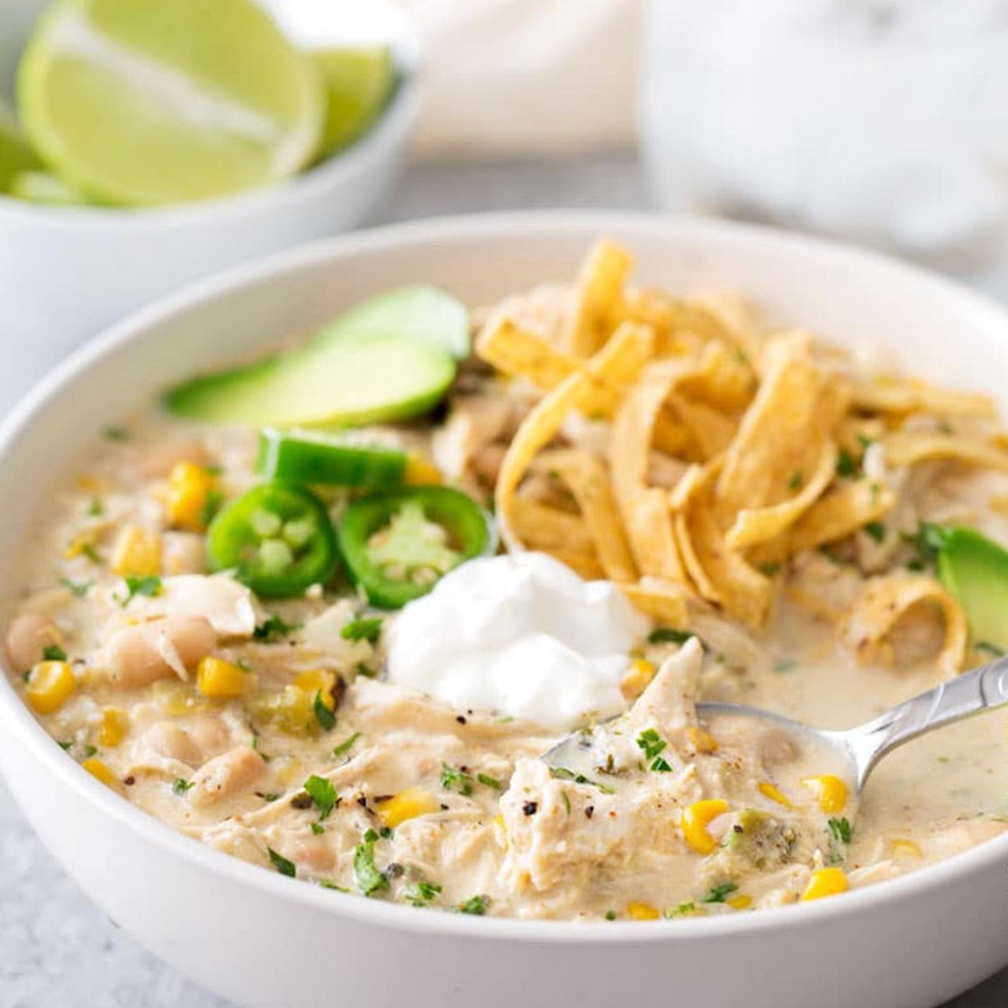 Crockpot White Chicken Chili — West Coast Capri