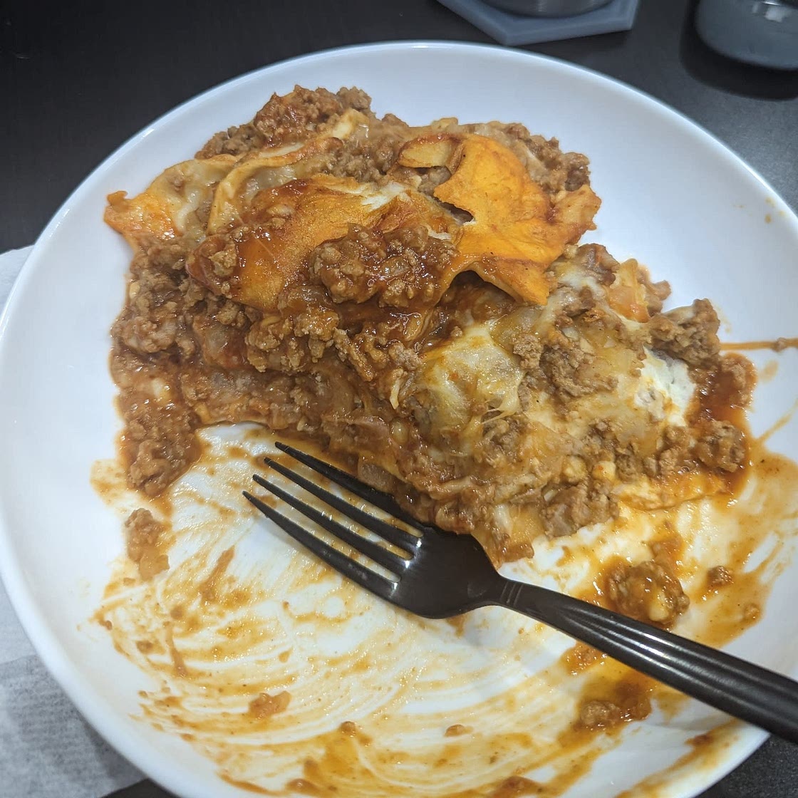 Skinny Red Enchilada Casserole
