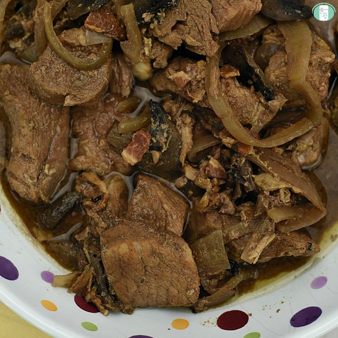 (Freezer Meals) Beef and Bacon Goulash