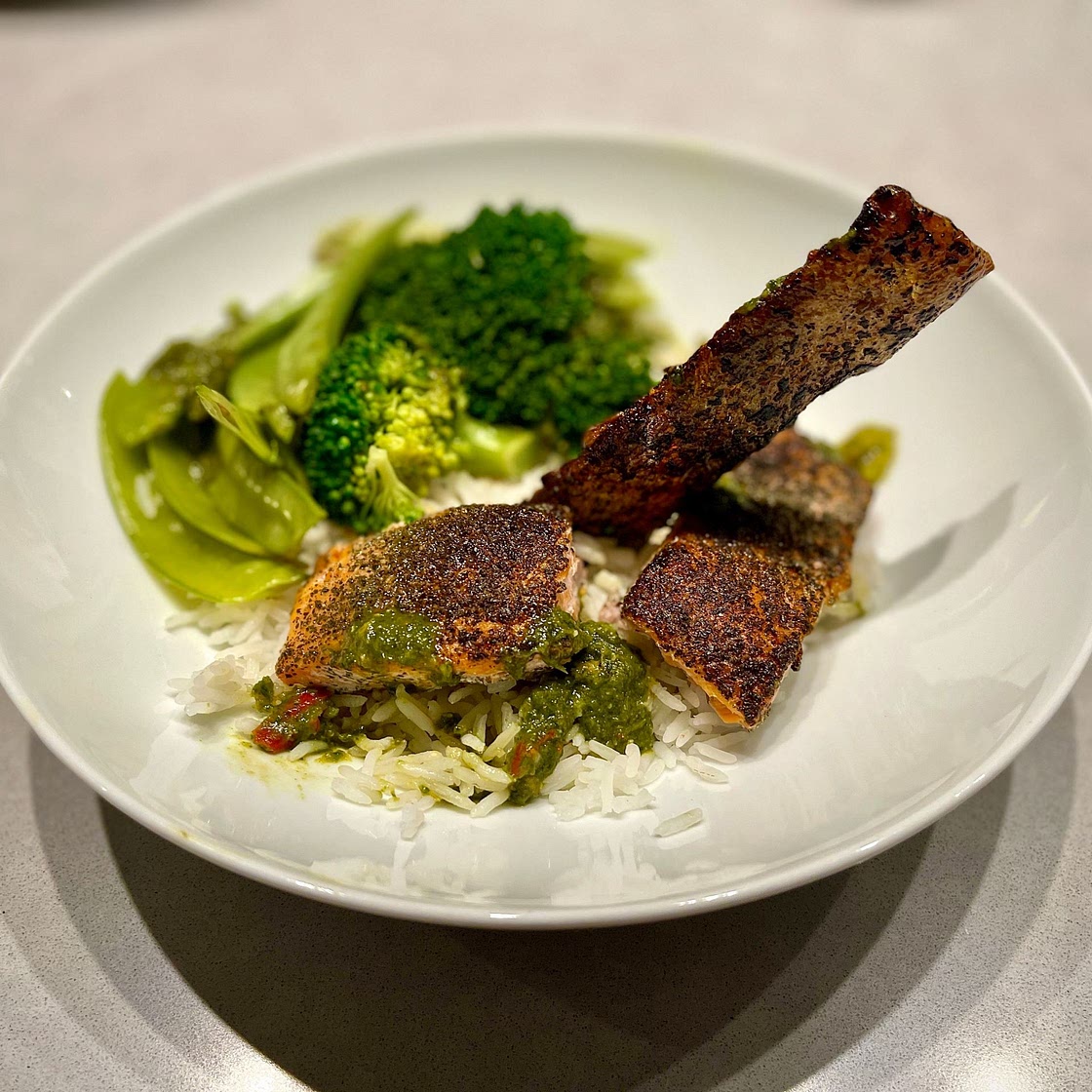 Jamie Oliver's Green Tea Salmon