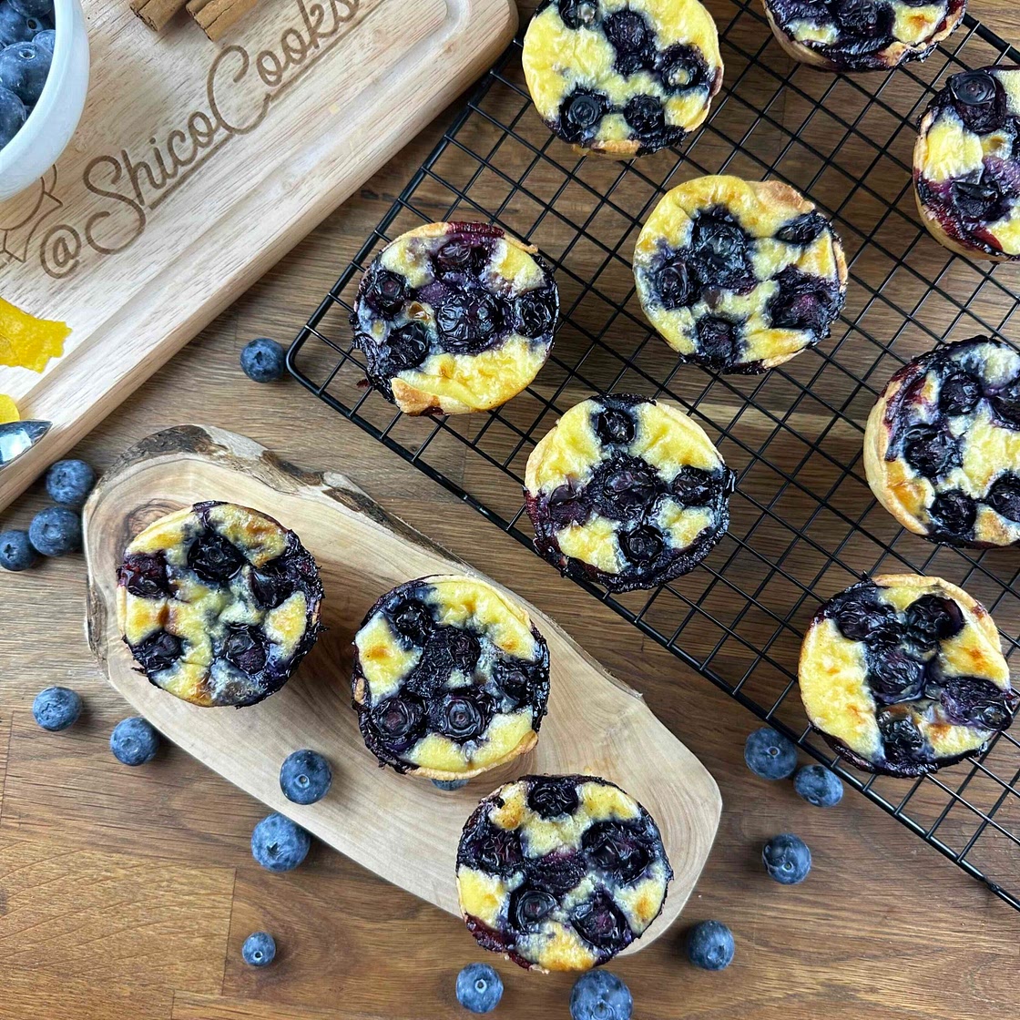 Blueberry Pastel de Nata
