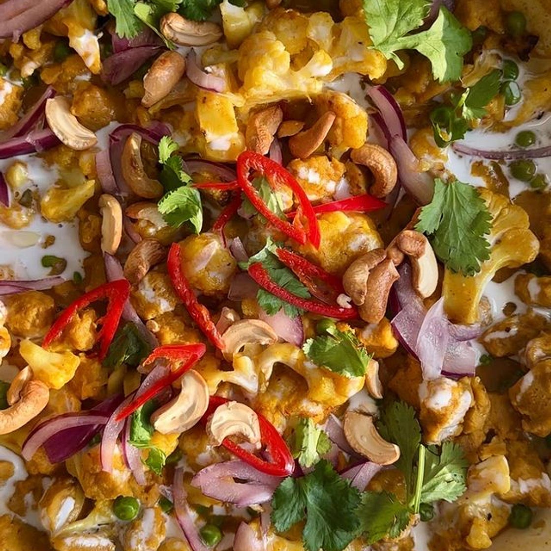 Cauliflower and Tofu Korma