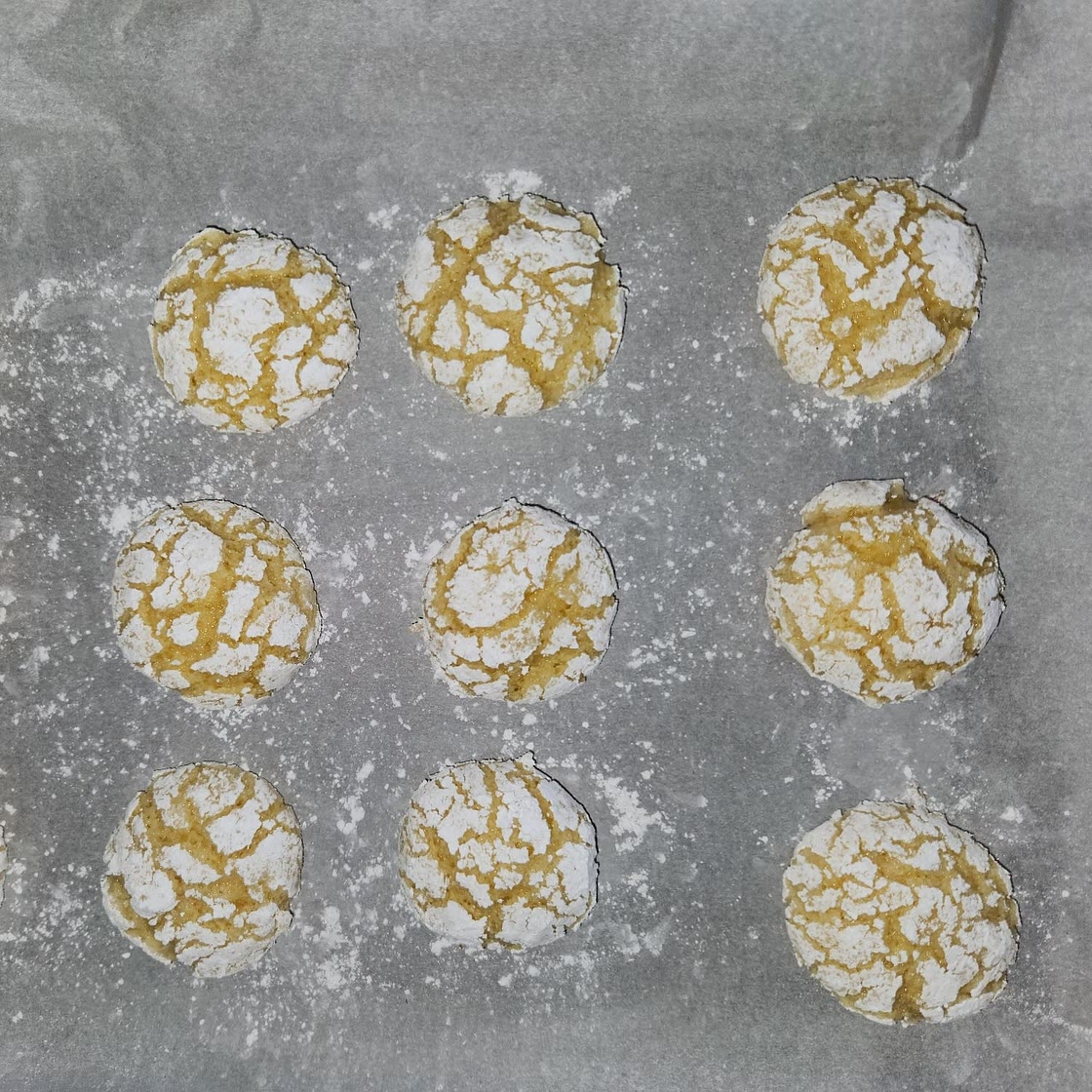 Gluten Free Lemon Crinkle Cookies