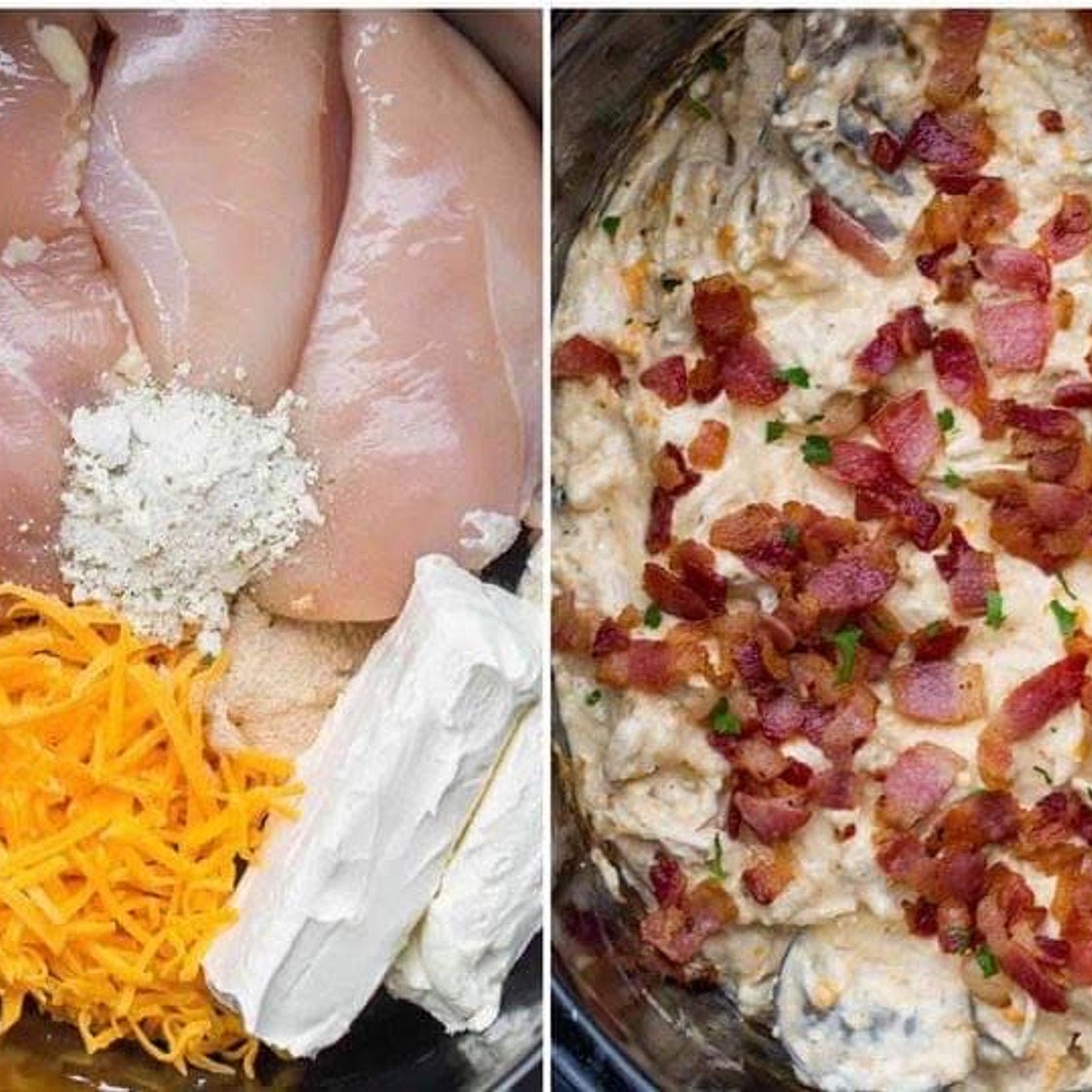 Crockpot crack chicken 