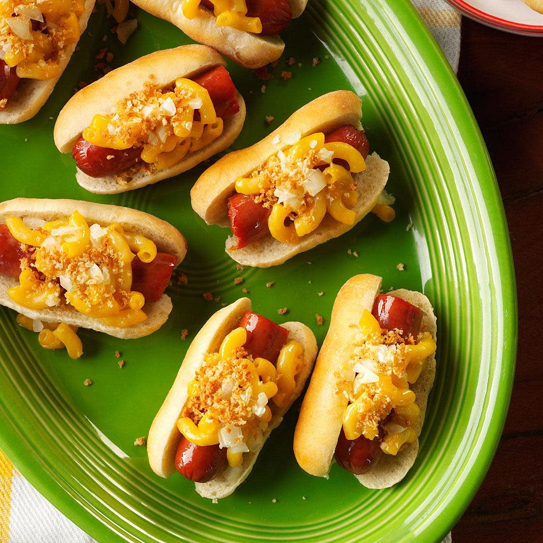 Mini Mac and Cheese Dogs