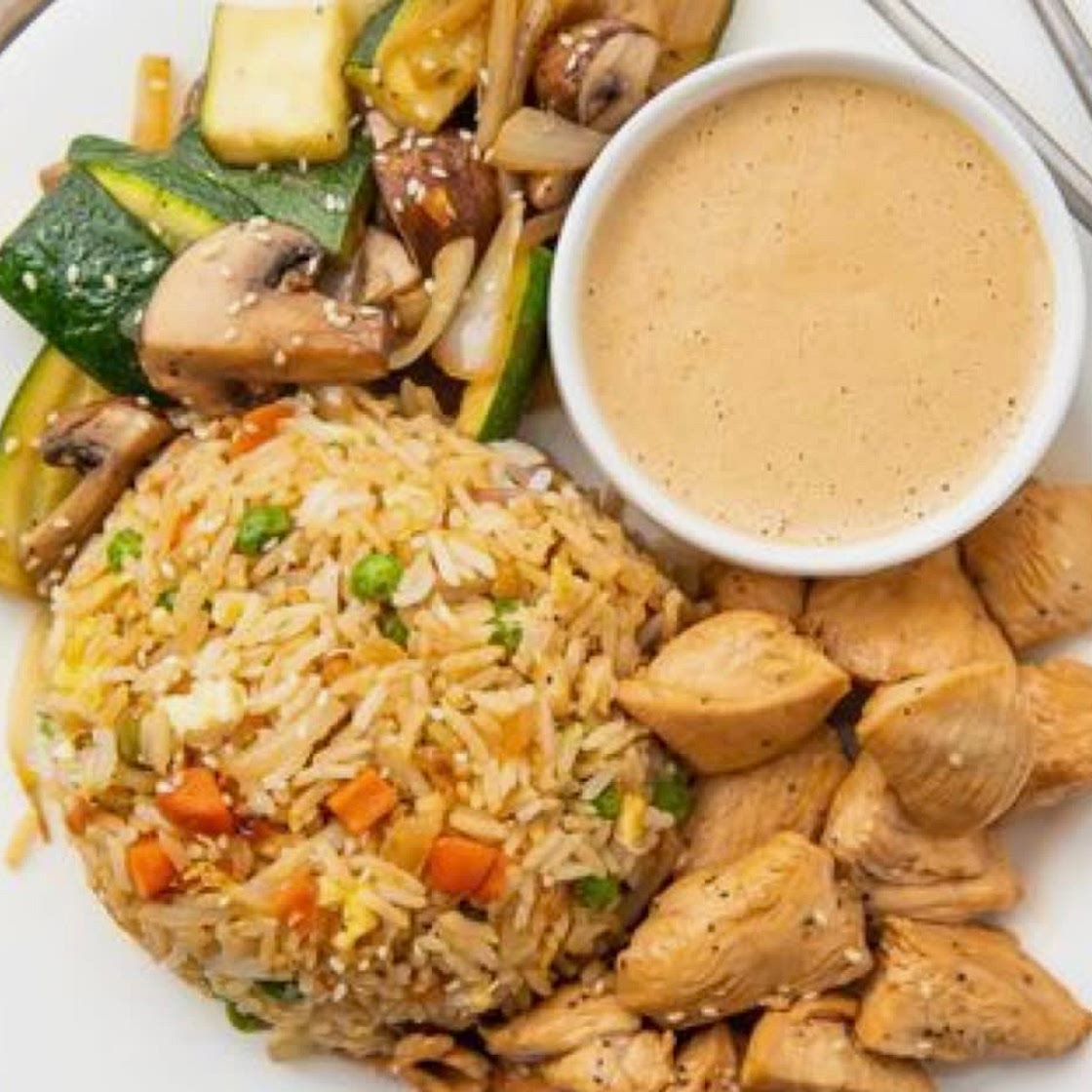 Hibachi Chicken & Fried Rice