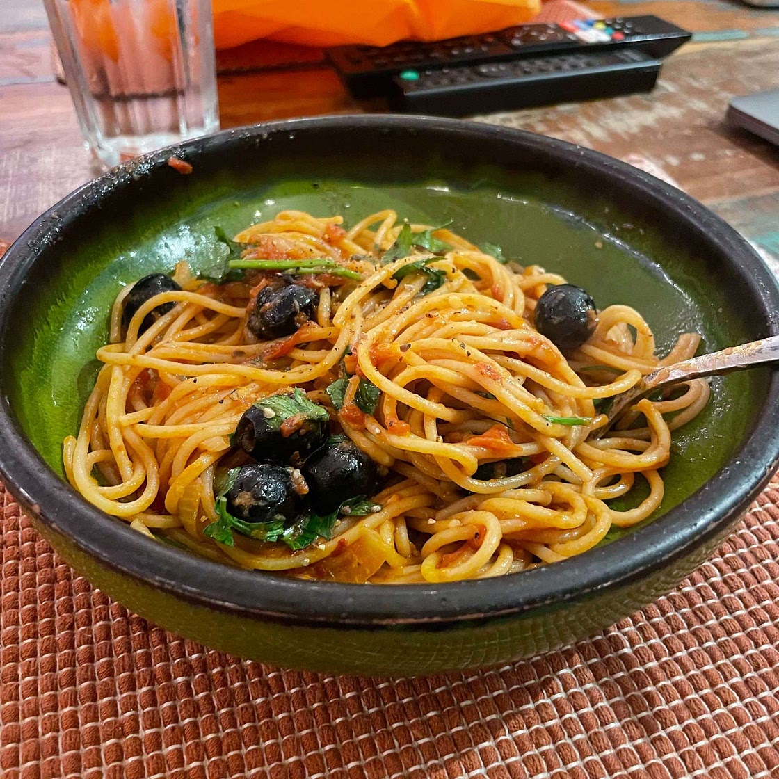 Spaghetti puttanesca