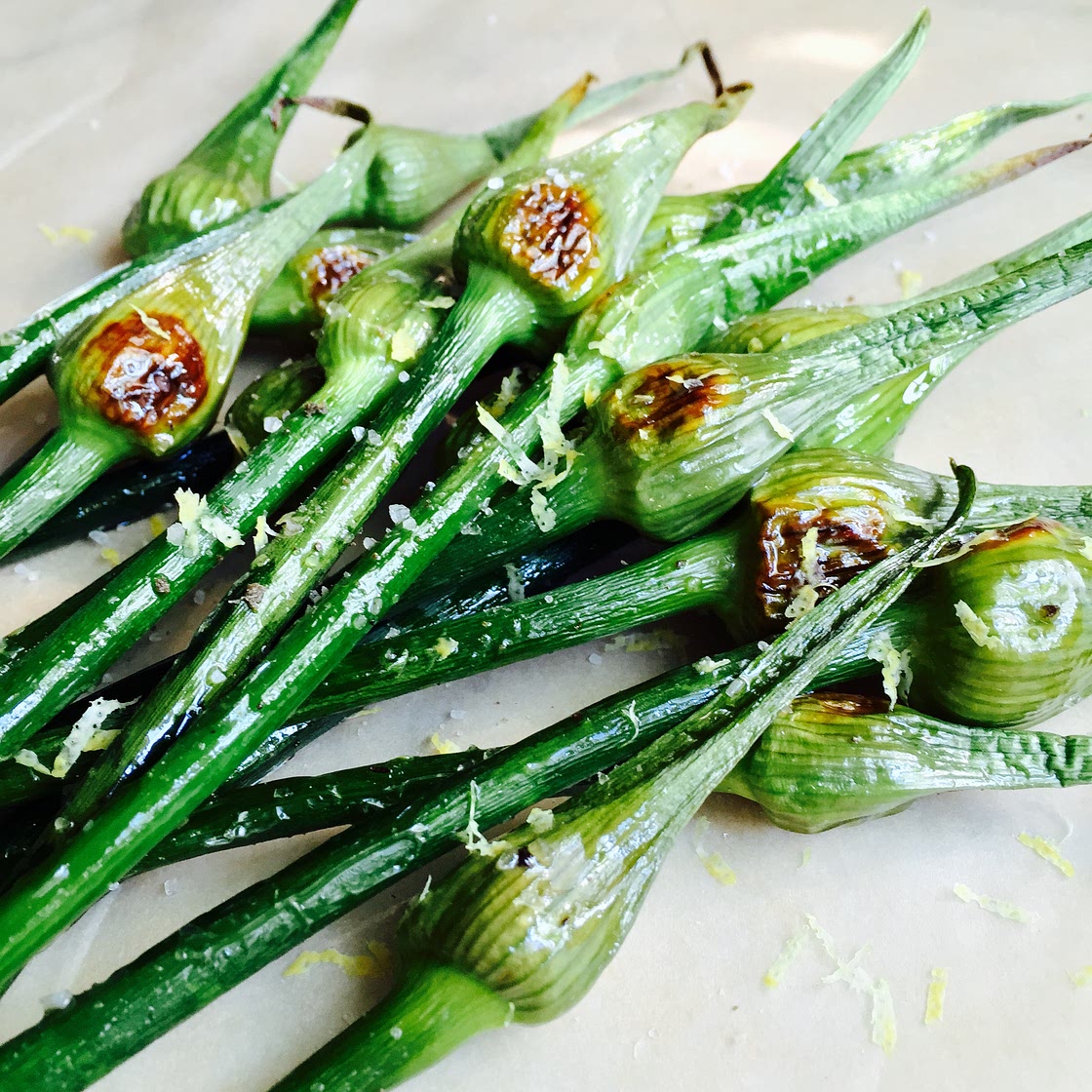 Roasted Garlic Spears