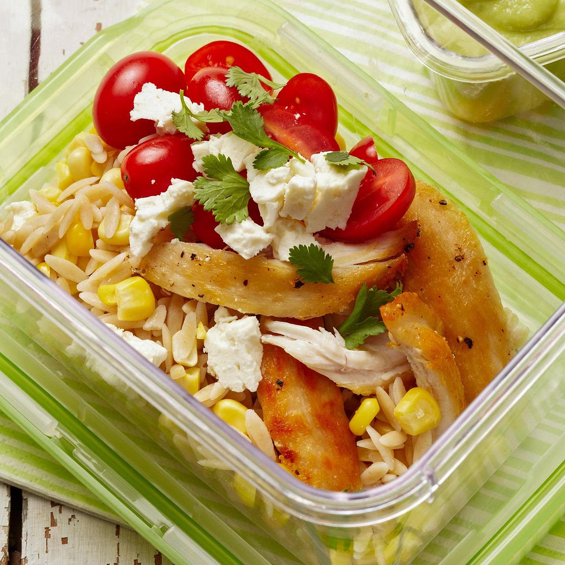 Orzo Chicken Salad with Avocado-Lime Dressing