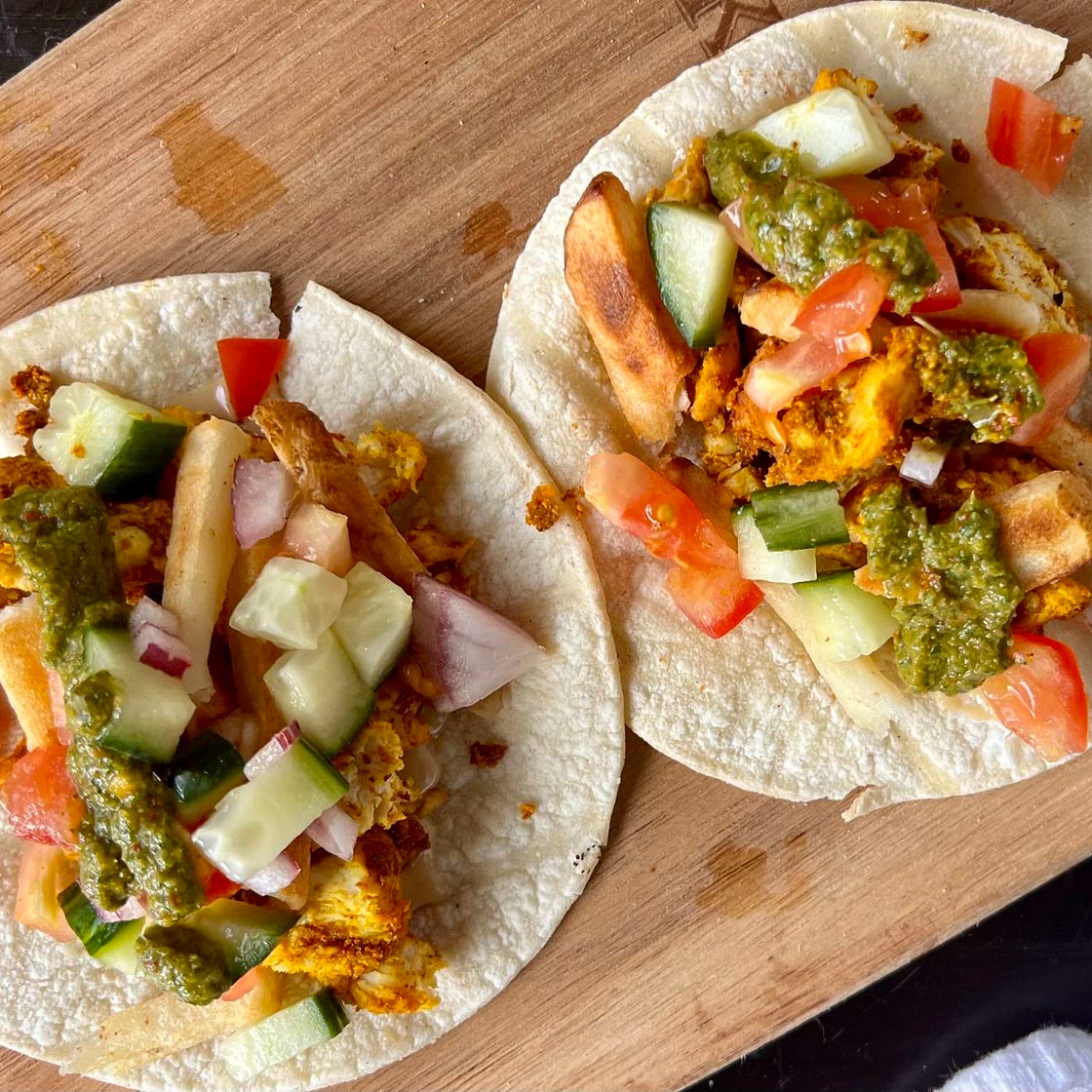 Chicken Shawarma Tacos
