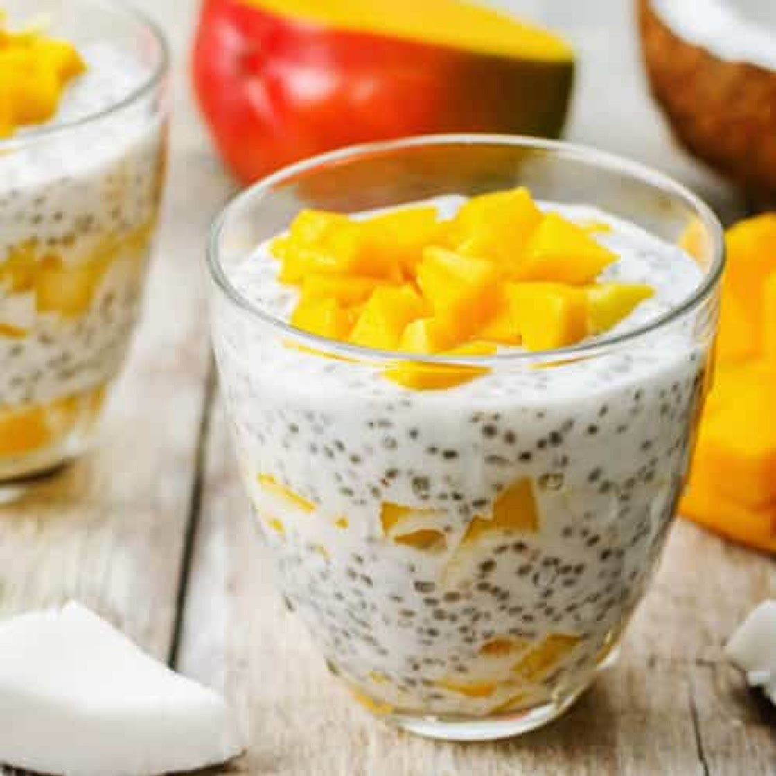 Coconut Chia Seed Parfait