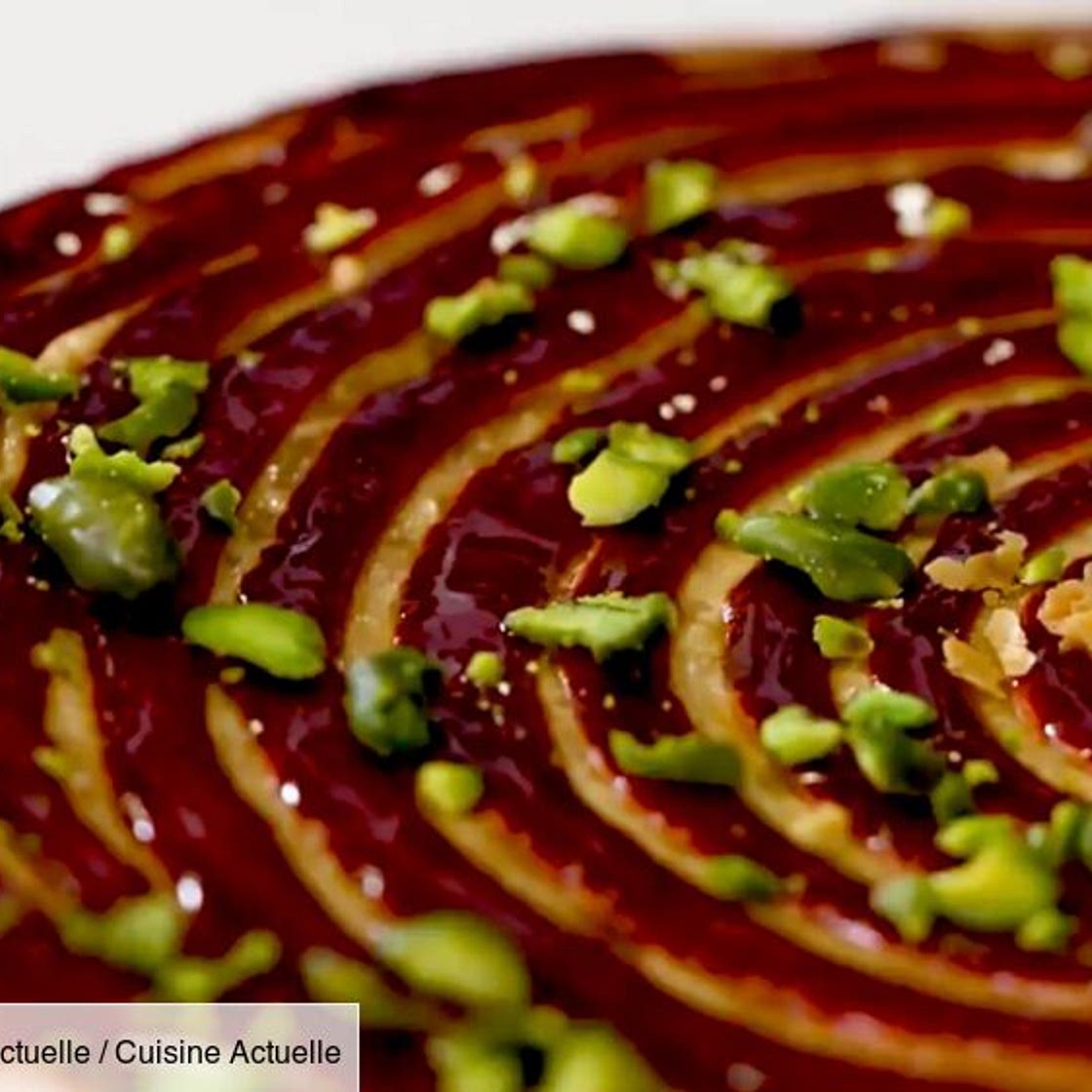 La galette des rois pistache framboise de Christophe Felder