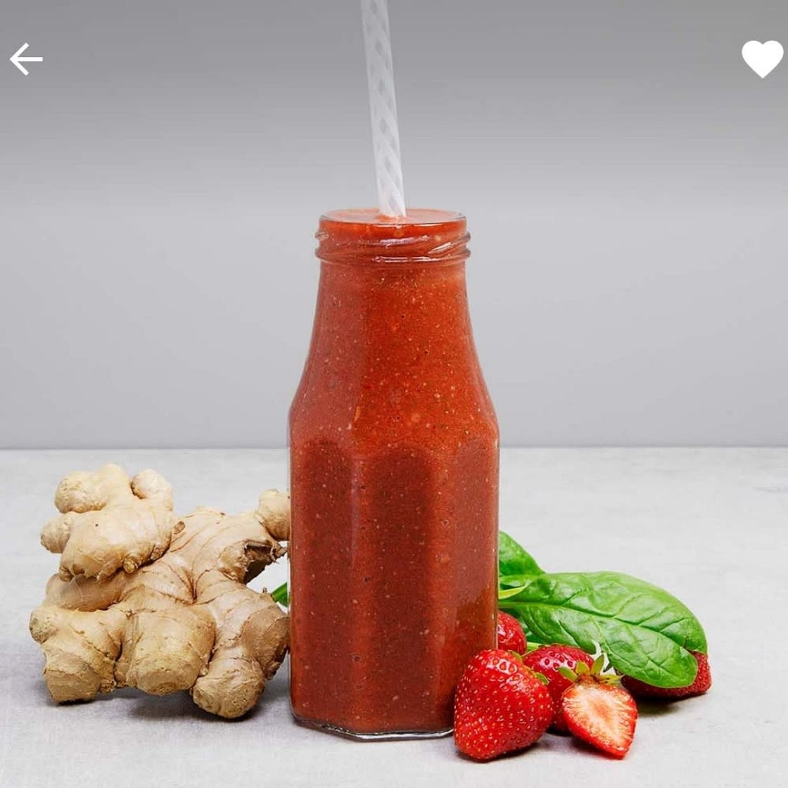 Jordgubb och mangosmoothie