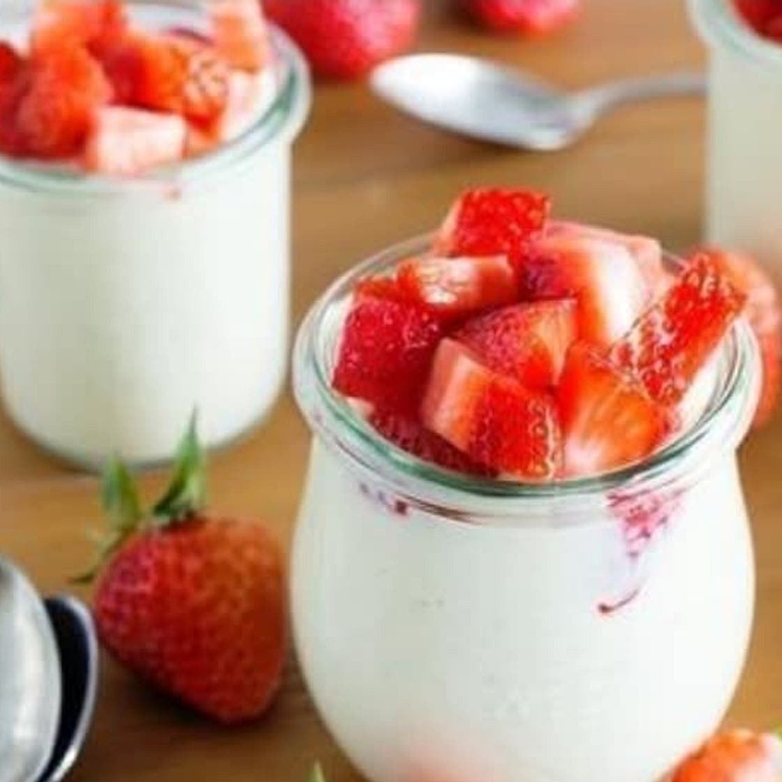 Vanilla Fruit Pudding