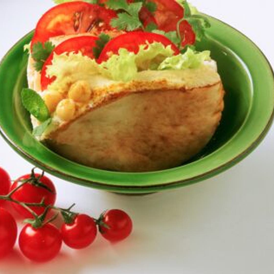 Pitas aux pois chiches à la libanaise