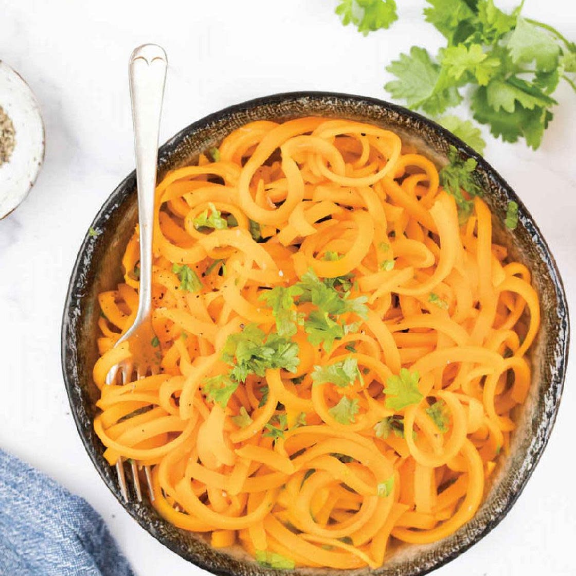 STEAMED BUTTERNUT SQUASH NOODLES