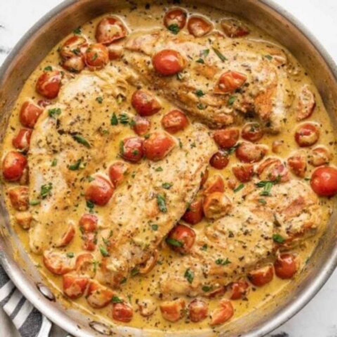 Creamy pesto Chicken Recipe