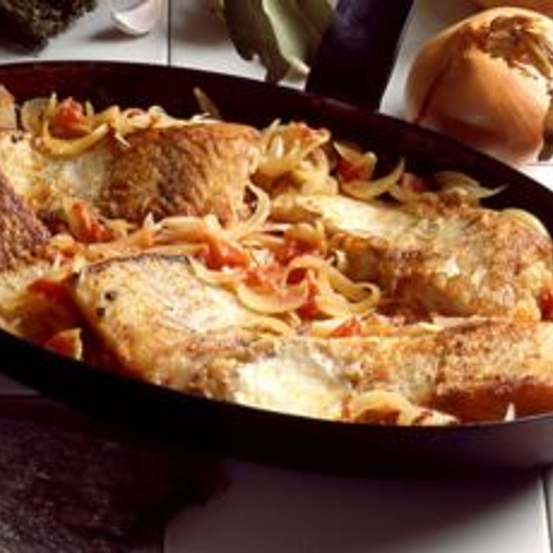 Morue à la lyonnaise