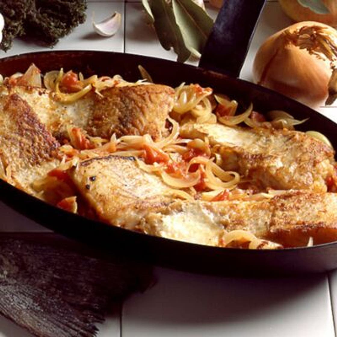 Morue à la lyonnaise