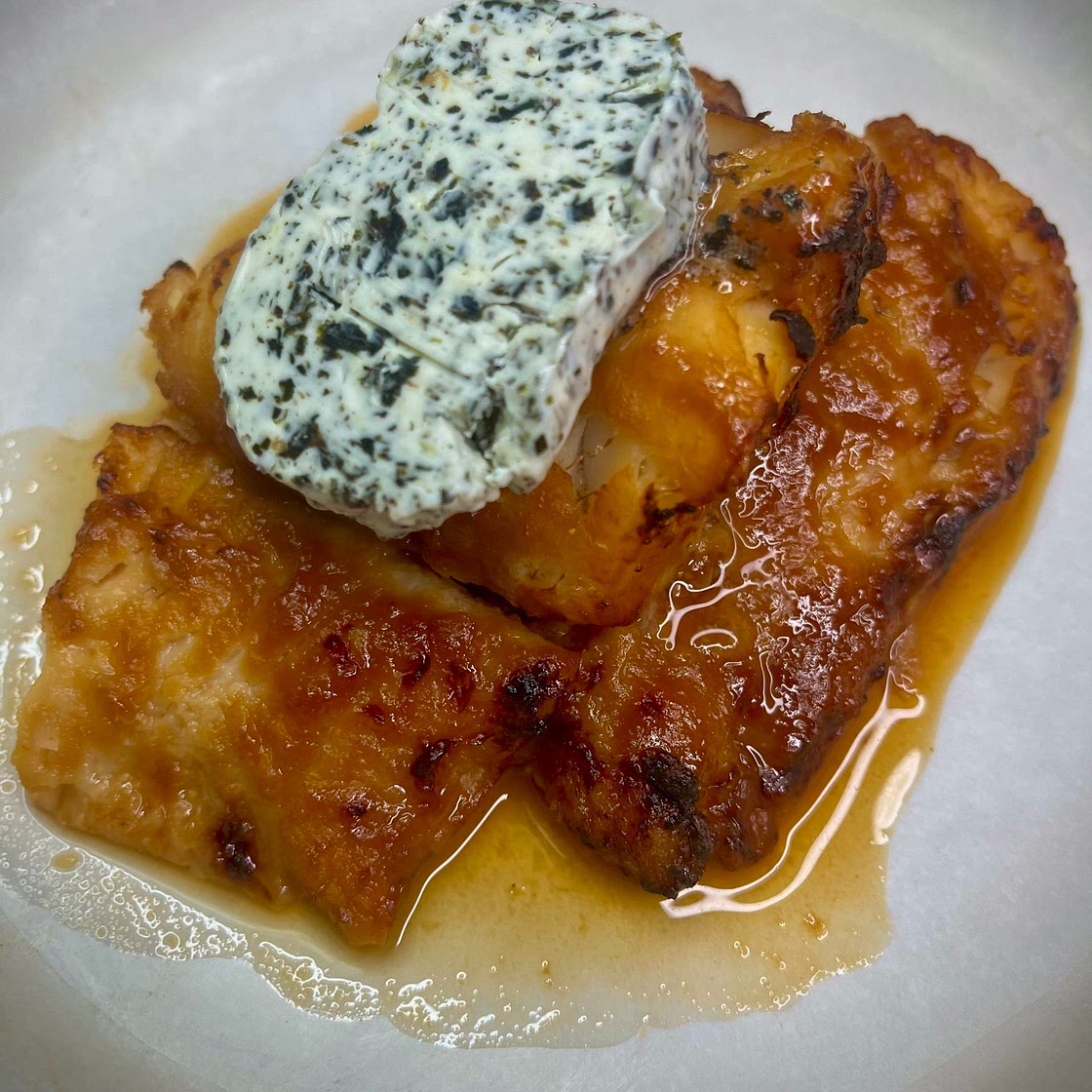 Miso Cod with Nori Butter