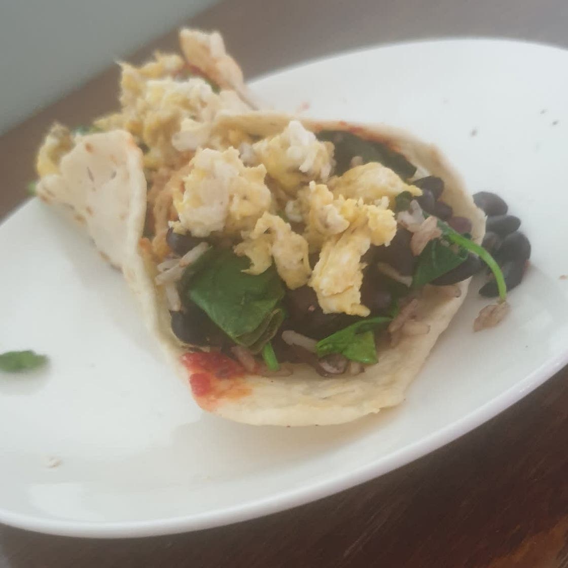 Zwartebonenwrap