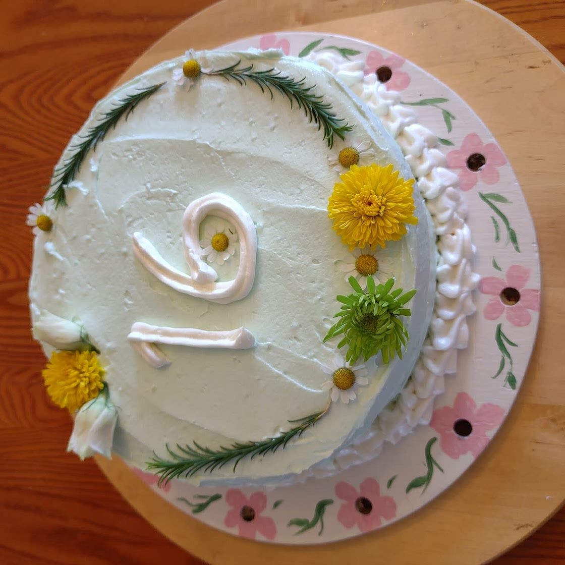 White Almond Wedding Cake
