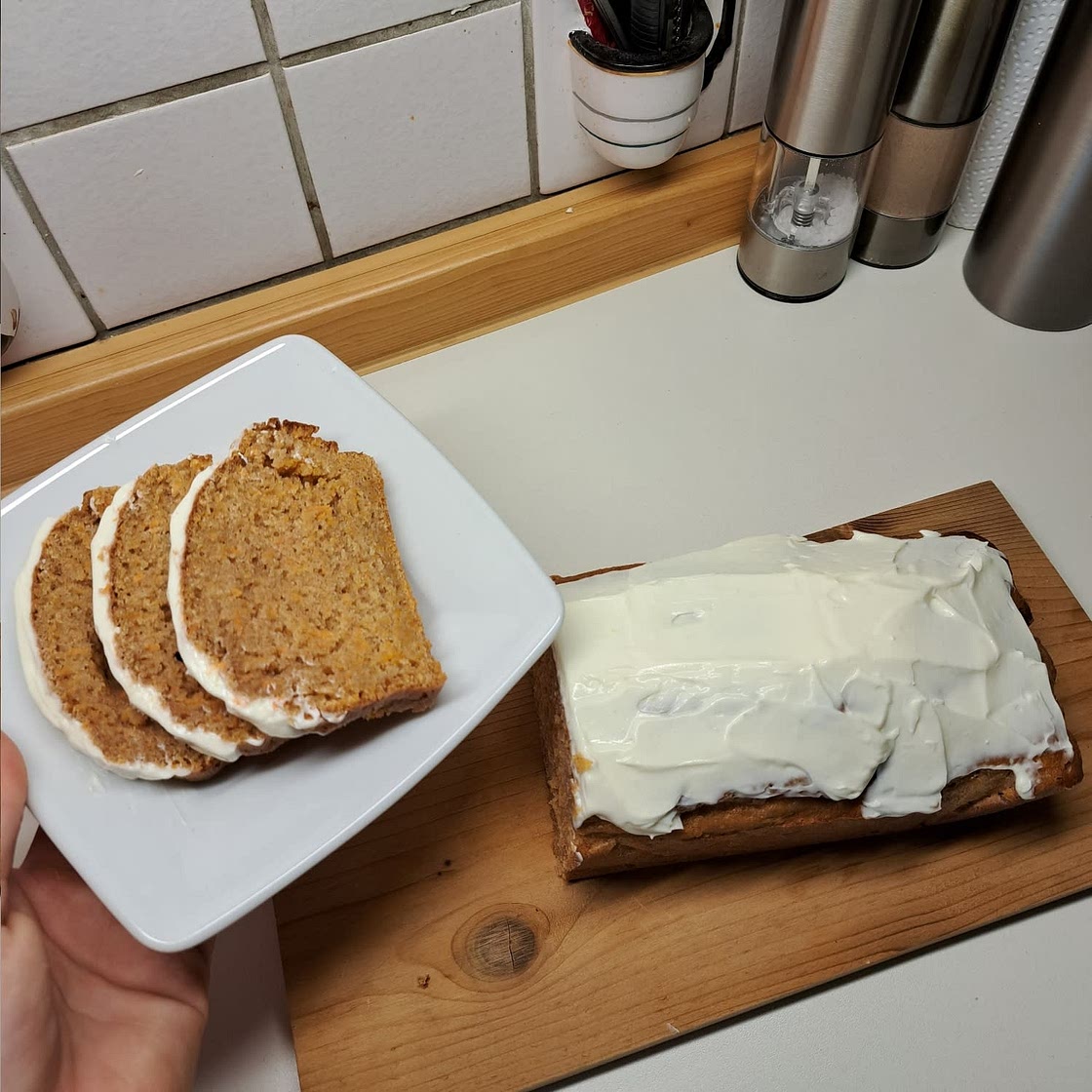 97 cal carrot cake loaf