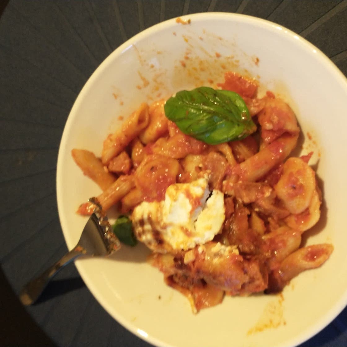 Cheesy Baked Pasta With Sausage and Ricotta