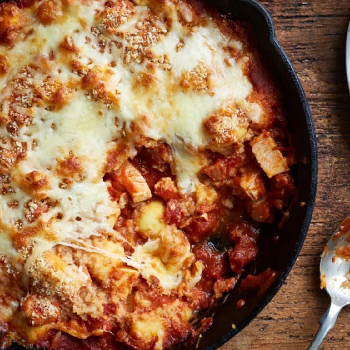 Chicken and Tomato Gnocchi Bake