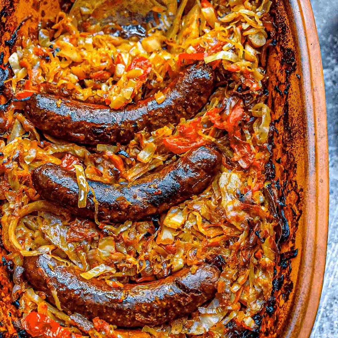 Romanian Slow Roasted Caramelized Cabbage
