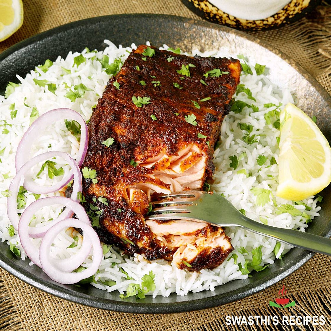Tandoori Salmon Recipe (Indian Salmon Recipe)