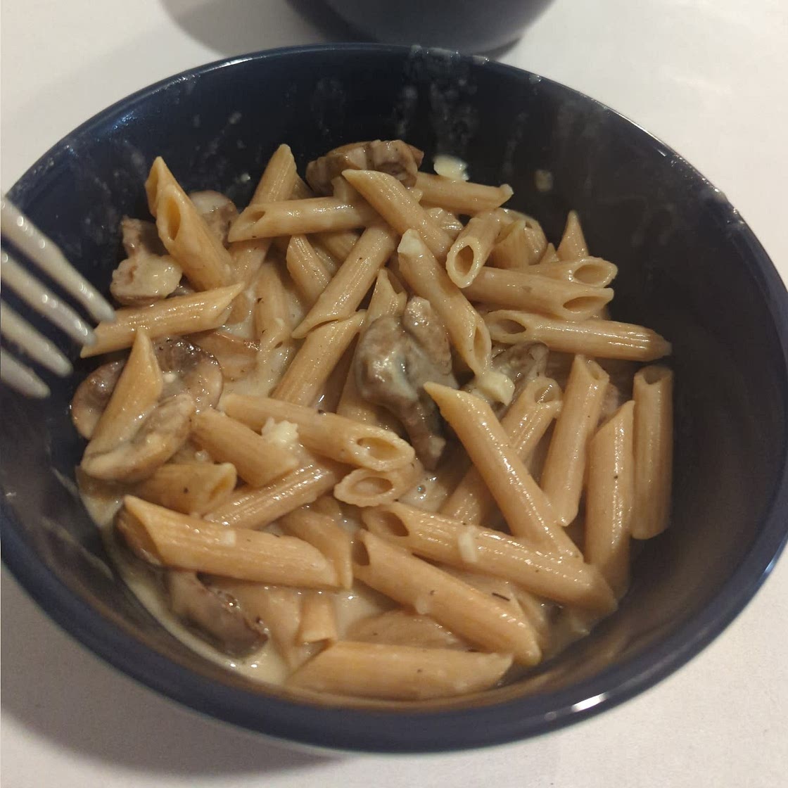 Pasta with Mushroom Herb Cream Sauce