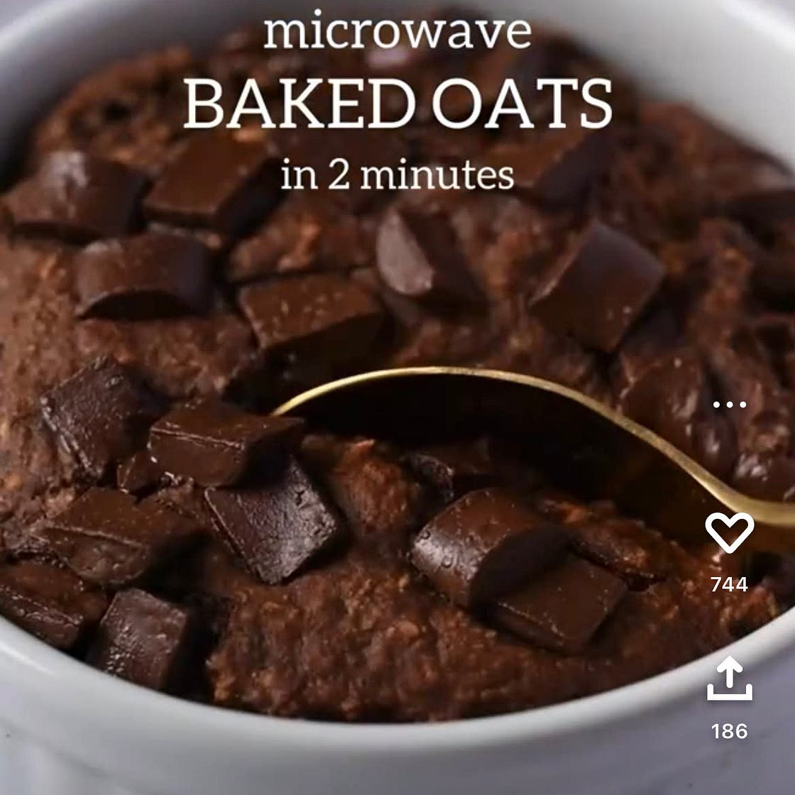Microwave Baked Oats